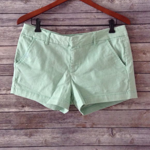 Harper Pants - Francesca's By Harper  Teal Pastel Short Shorts